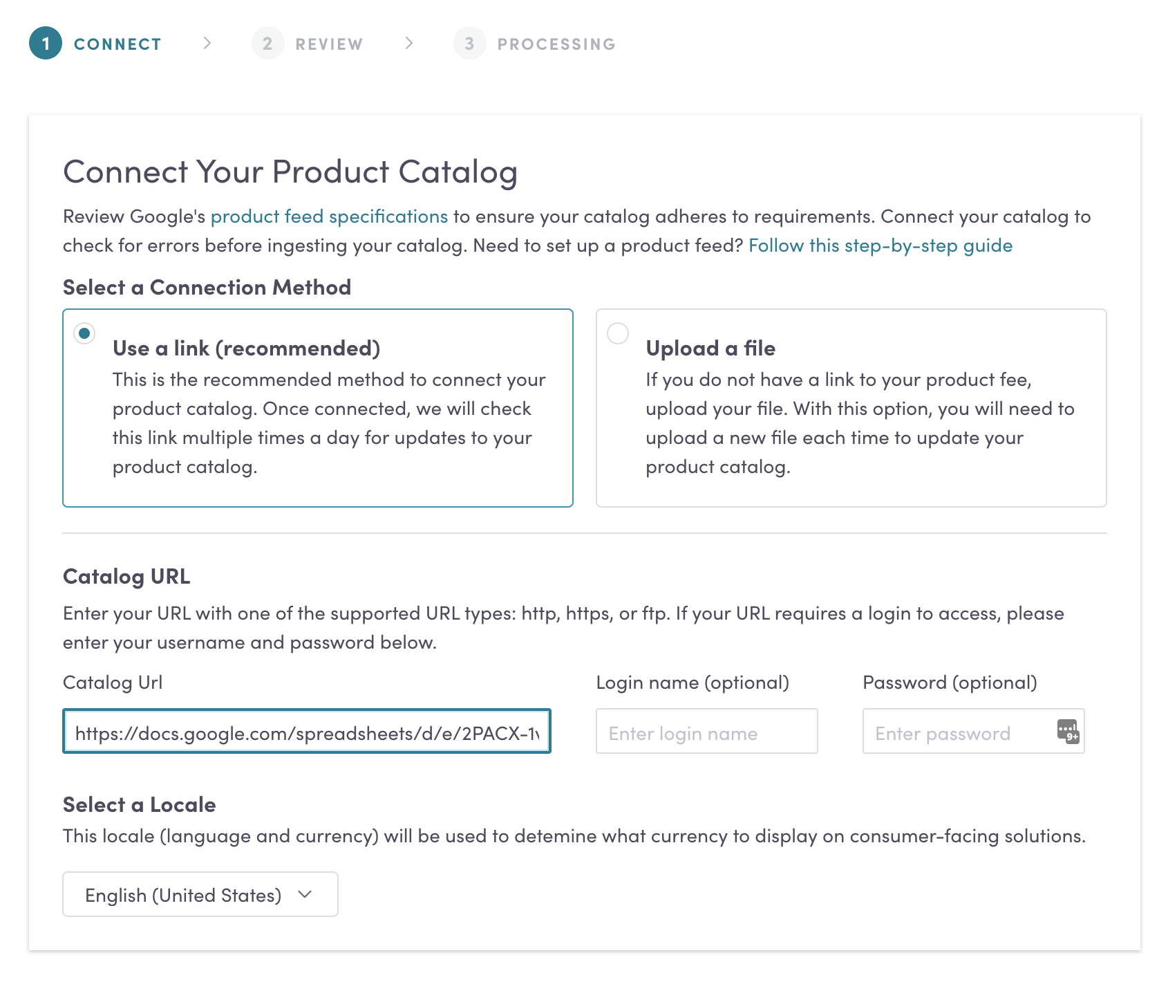 Product Catalog and Specifications